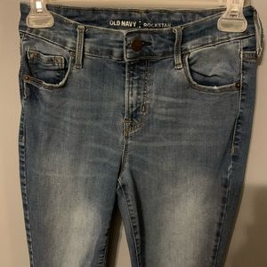 Old navy rockstar mid-rise skinny jeans